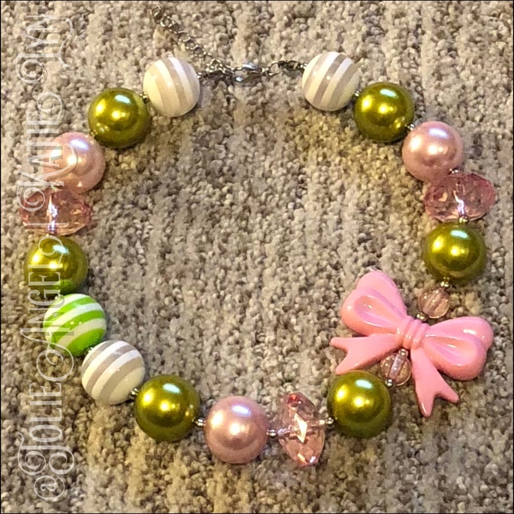 Boutique Style Handmade Chunky Bead Necklace